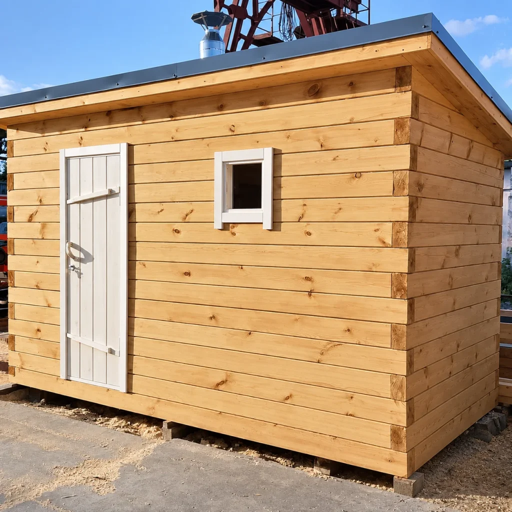 Баня из бруса 2×4 м под ключ